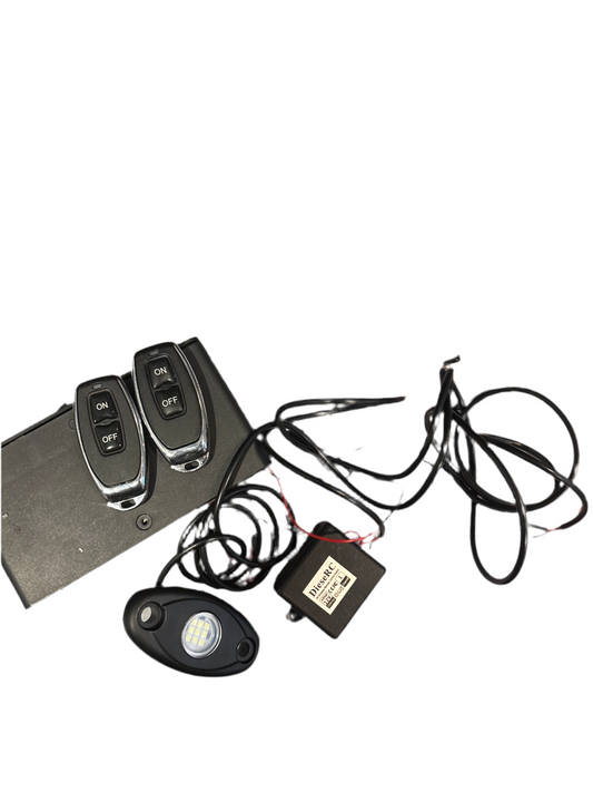 Battrey powered Rock light with a on and off remote
