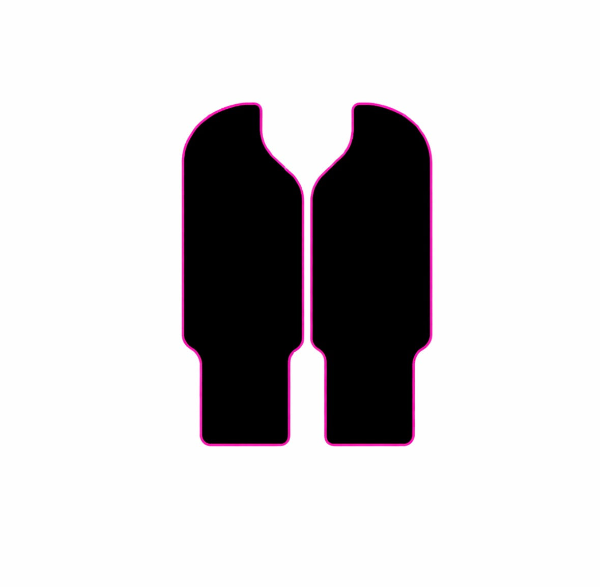 Dnm fork guard decals