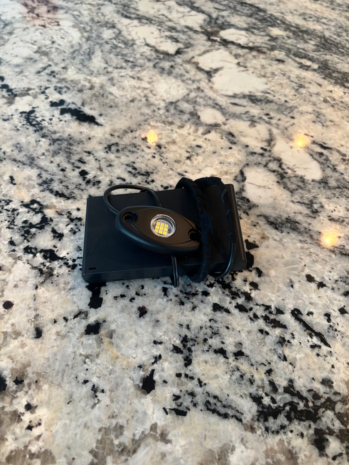 Battery powered rock lights