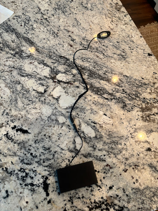 Battery powered rock lights